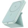 imageAnker Magnetic Battery MagGo 5K Foldable Magnetic Wireless Portable Charger and USBC for iPhone 1515 Plus15 Pro15 Pro Max iPhone 1413 Series Buds GreenBuds Green