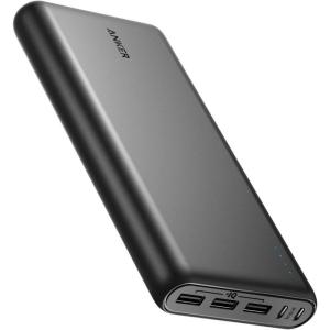 Anker Power Bank, 26,800 mAh External Battery with Dual Input Port and Double-Speed Recharging, 3 USB Ports Without USB C Port, for iPhone Series, iPad, Samsung, Android and Other Devices(black)