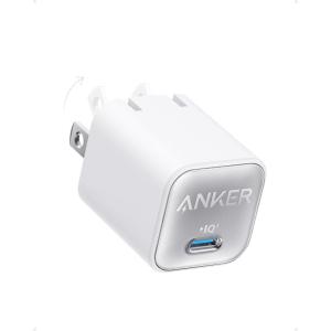 Anker Nano USB C Charger Block, 30W PIQ 3.0 Foldable iPhone Charger Fast Charging for iPhone 17/16 Series, Galaxy, iPad, Compatible with MagSafe(Aurora White)