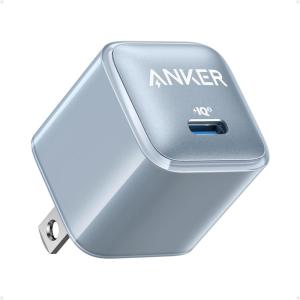 Anker USB C Charger Block 20W (Nano Pro), PIQ 3.0 Compact Fast Charger for iPhone 17/16/15/14/13 Series, Galaxy, Pixel 4/3, iPad (Cable Not Included)(haze blue)