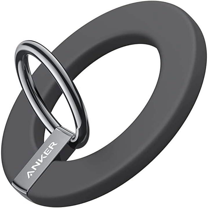 imageAnker Magnetic Phone Grip MagGo 610 Ring Holder Adjustable Kickstand Only for iPhone 1616 Plus16 Pro16 Pro Max15141312 SeriesInterstellar Gray