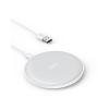 imageAnker 313 Wireless Charger Pad QiCertified 10W Max Fast Charging for Samsung Compatible with iPhone 16 Plus15 Plus14 Plus12 AirPods No AC Adapter Not MagSafe Magnetic Charging Compatiblewhite