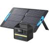 imageAnker 521 Portable Power Station Upgraded with LiFePO4 Battery 256Wh 6Port PowerHouse 300W Peak 600W Solar Generator with 100W Solar Panel 2 AC Outlets 60W USBC PD Output Outdoor GeneratorAnker 521 Portable Power Station  1100 W SolarPanel