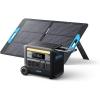 100W Solar Panel+Anker SOLIX F2000