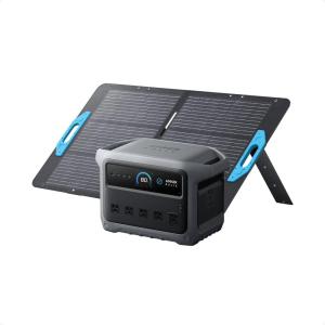 Anker SOLIX C1000 Gen 2 Portable Power Station, 2,000W (Peak 3,000W) Solar Generator, Full Charge in 49 Min, 1,024Wh LiFePO4 Battery for Home Backup, Power Outages, and Camping (Optional Solar Panel)(100W Solar Panel with C1000 Gen2)