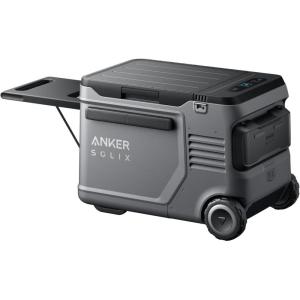 Anker SOLIX EverFrost 2 58L Cooler with Road Trip Kit, 61 qt Car Refrigerator, Electric Cooler with 288Wh Battery, Powered by AC/DC or Solar (B0DXF7XZJZ)(40L Cooler)