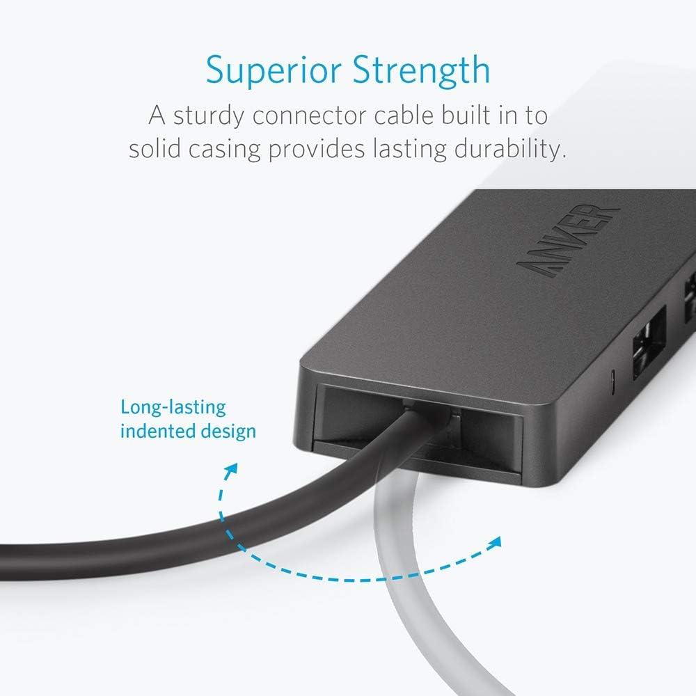 imageAnker USB C Hub 4 Ports Multiple USB 30 Hub with 5Gbps Data Transfer Extender for Type C Port Laptop PC Desktop and More 2 ft USBC Connector Charging Not Supported07 ft Pack of 2
