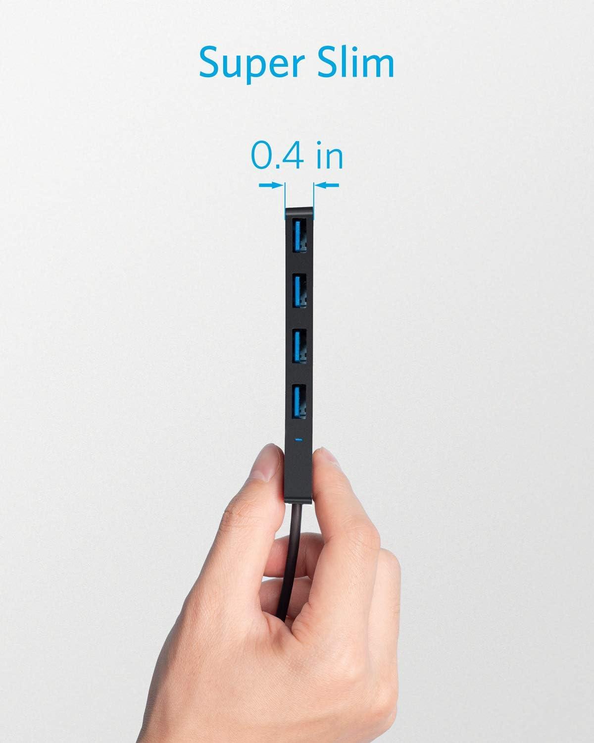 imageAnker USB C Hub 4 Ports Multiple USB 30 Hub with 5Gbps Data Transfer Extender for Type C Port Laptop PC Desktop and More 2 ft USBC Connector Charging Not Supported2 ft