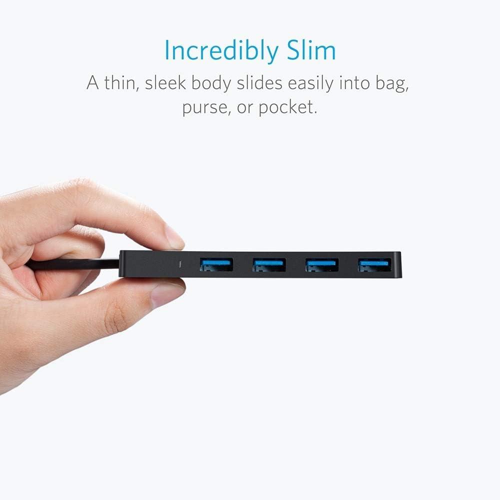 imageAnker USB C Hub 4 Ports Multiple USB 30 Hub with 5Gbps Data Transfer Extender for Type C Port Laptop PC Desktop and More 2 ft USBC Connector Charging Not Supported07 ft