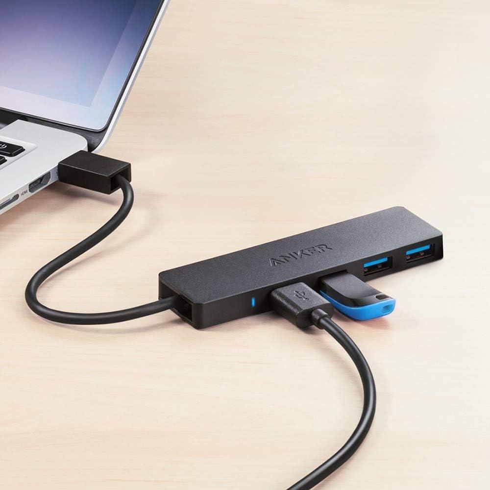 imageAnker USB C Hub 4 Ports Multiple USB 30 Hub with 5Gbps Data Transfer Extender for Type C Port Laptop PC Desktop and More 2 ft USBC Connector Charging Not Supported07 ft Pack of 2