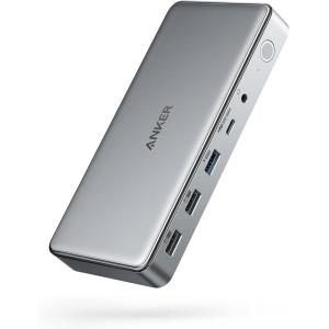 Anker 10-in-1 USB C Docking Station, Displaylink Docking Station with Dual HDMI and DisplayPort for Windows Laptops, MacBook Air/Pro 13/16 inch and More