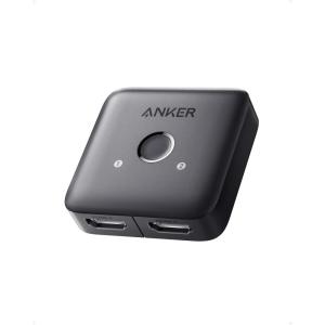 Anker HDMI Switch, 4K@60Hz HDMI Switcher, 2 in 1 Out with Smooth Finish, Supports HDR, 3D, Dolby, Compatible with Laptops, PC, Xbox Series, PS5 / PS4, Projector, and More(2-in-1)