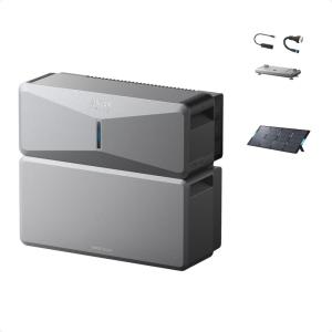 Anker SOLIX E10 Whole-Home Backup System with Extra Battery, 12kWh Expandable to 90kWh, 10kW Turbo Output, 9kW Solar Input, Generator-Ready, NEMA 4, 10-Year Lifespan(E10)