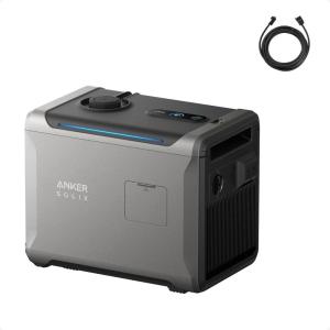 Anker SOLIX Smart Generator 5500, Tri-Fuel (Gas/Propane/Natural Gas), DC Range Extended for E10, 5x Fuel Efficiency, Auto Start-Stop, Maintenance Alerts (Not for CA)(Smart Generator 5500 (Not for CA))