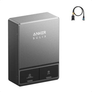 Anker SOLIX Smart Inlet Box, Manual Whole-Home Backup with Smart Daily Savings for E10, Reduce Up to 80% Bills, NEMA 3R Weatherproof, Plug & Play, Storm Guard Mode