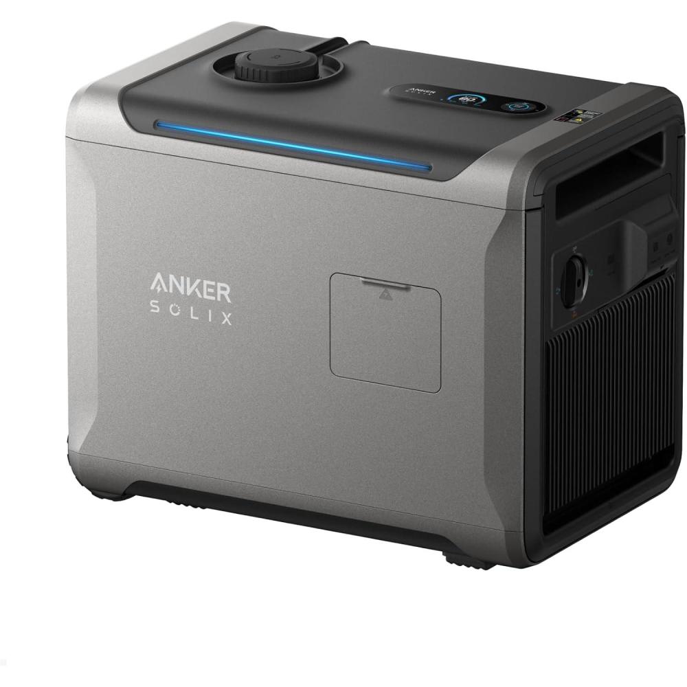 imageAnker SOLIX E10 Smart Inlet Box and Extra Battery 12kWh Expandable to 90kWh 10kW Turbo Output Manual Backup Reduce Bills NEMA 4 amp 3R Up to 12Month 0 APRSmart Generator 5500