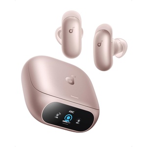 Soundcore Liberty 5 Pro,Guinness World Records-Certified Call Quality,Anker Thus™ AI Chip,Active Noise Cancelling Wireless Earbuds,Crystal-Clear Calls for Commute,Noisy Environments(Rose Gold)