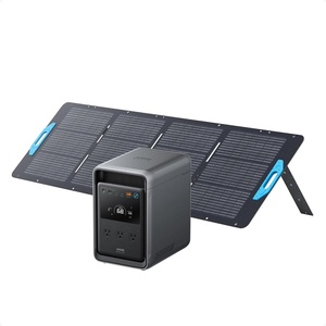 Anker SOLIX S2000 Portable Power Station, 1500W Solar Generator for Home Use, 35-Hr Fridge Backup, 2,010Wh LFP Battery for Home Backup, Emergencies, Power Outages, Camping (Solar Panel Optional)(400W Solar Panel+SOLIX S2000)