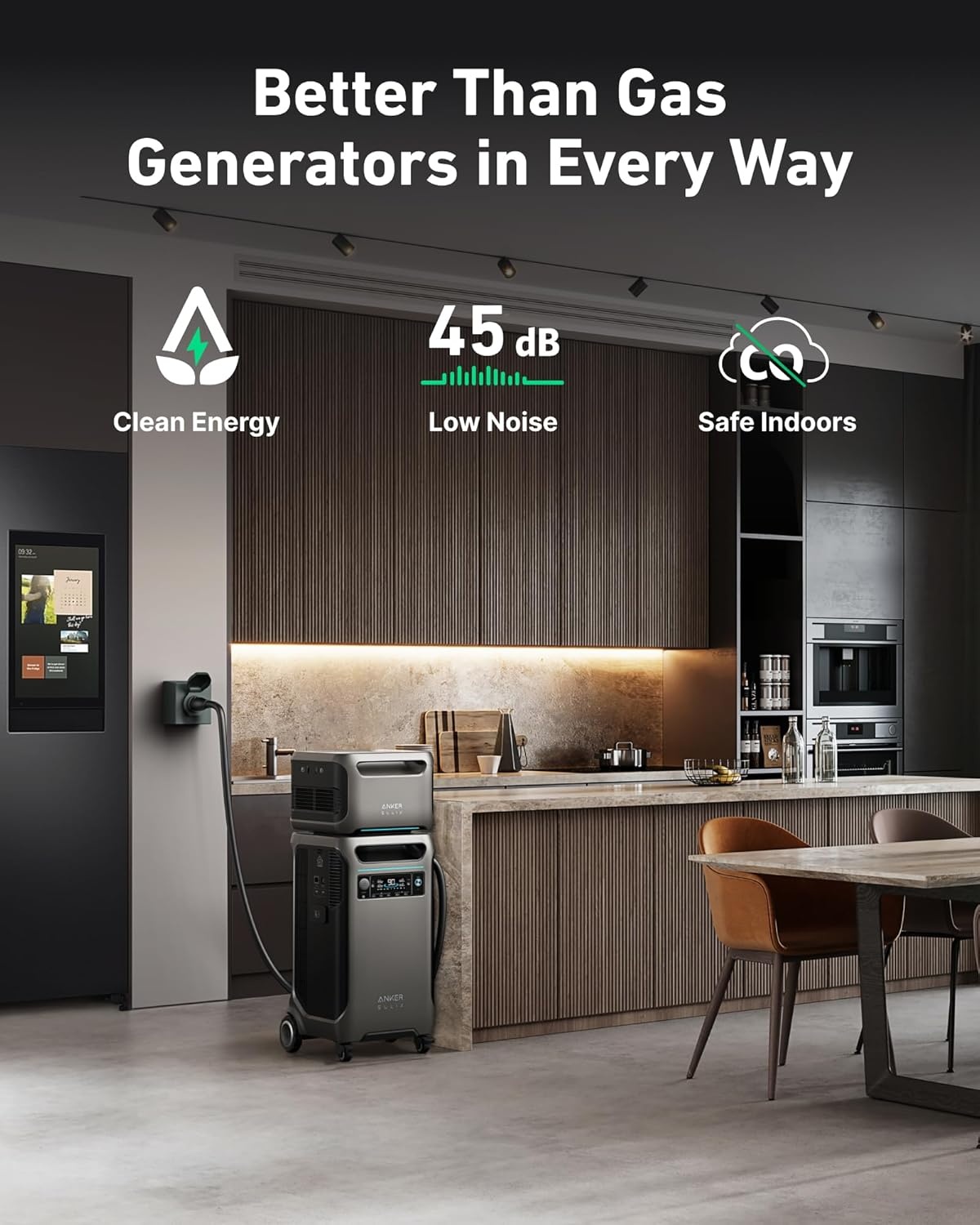 image:imageAnker SOLIX F3800 Portable Power Station with 400W Bifacial Solar Panel 3840Wh LiFePO4 Battery 6000W AC Output 120V 240V Solar Generator for Home Use RV Emergency Backup Power OutagesHome Backup KitAnker SOLIX F3800