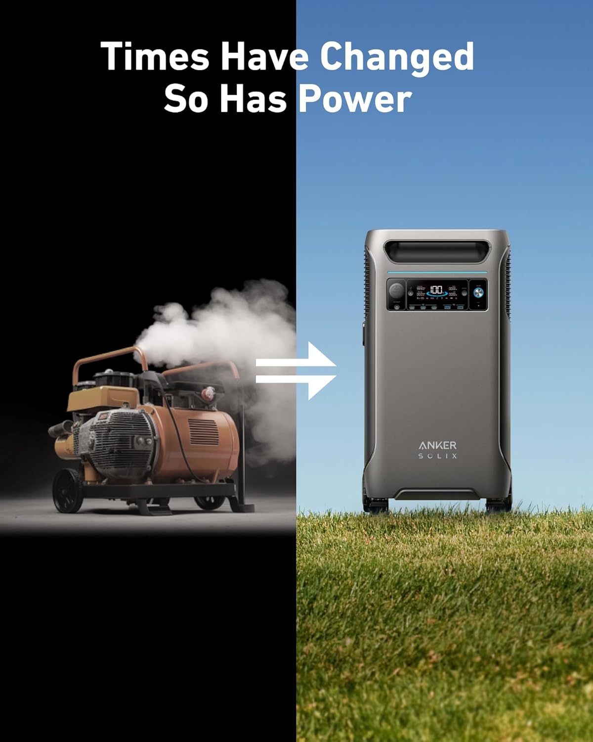 image:imageAnker SOLIX F3800 Portable Power Station with 400W Bifacial Solar Panel 3840Wh LiFePO4 Battery 6000W AC Output 120V 240V Solar Generator for Home Use RV Emergency Backup Power OutagesBP3800 BatteryHome Backup KitAnker SOLIX F3800