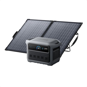 Anker SOLIX C1000 Gen 2 Portable Power Station with 200W Bifacial Solar Panel, 2,000W (Peak 3,000W) Solar Generator, Full Charge in 49 Min, 1,024Wh LiFePO4 Battery(100W Solar Panel (NEW) with C1000 Gen2)