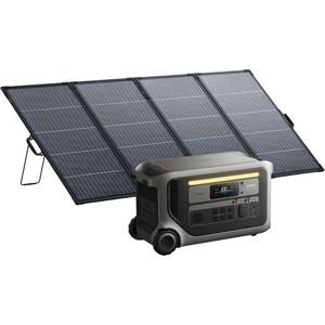 Anker SOLIX F3000 Portable Power Station with 400W Bifacial Solar Panel, 3,072 Wh, 6,000W Fast Recharging, Solar Generator for Home Backup, Expandable to 24 kWh, for Power Outages, RVs and Camping(400W Solar Panel (NEW) with F3000)