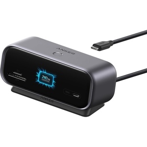 Anker Nano 10in1 USB C Hub, Smart Display Hub, Docking Station Dual Monitor(Iron Gray)