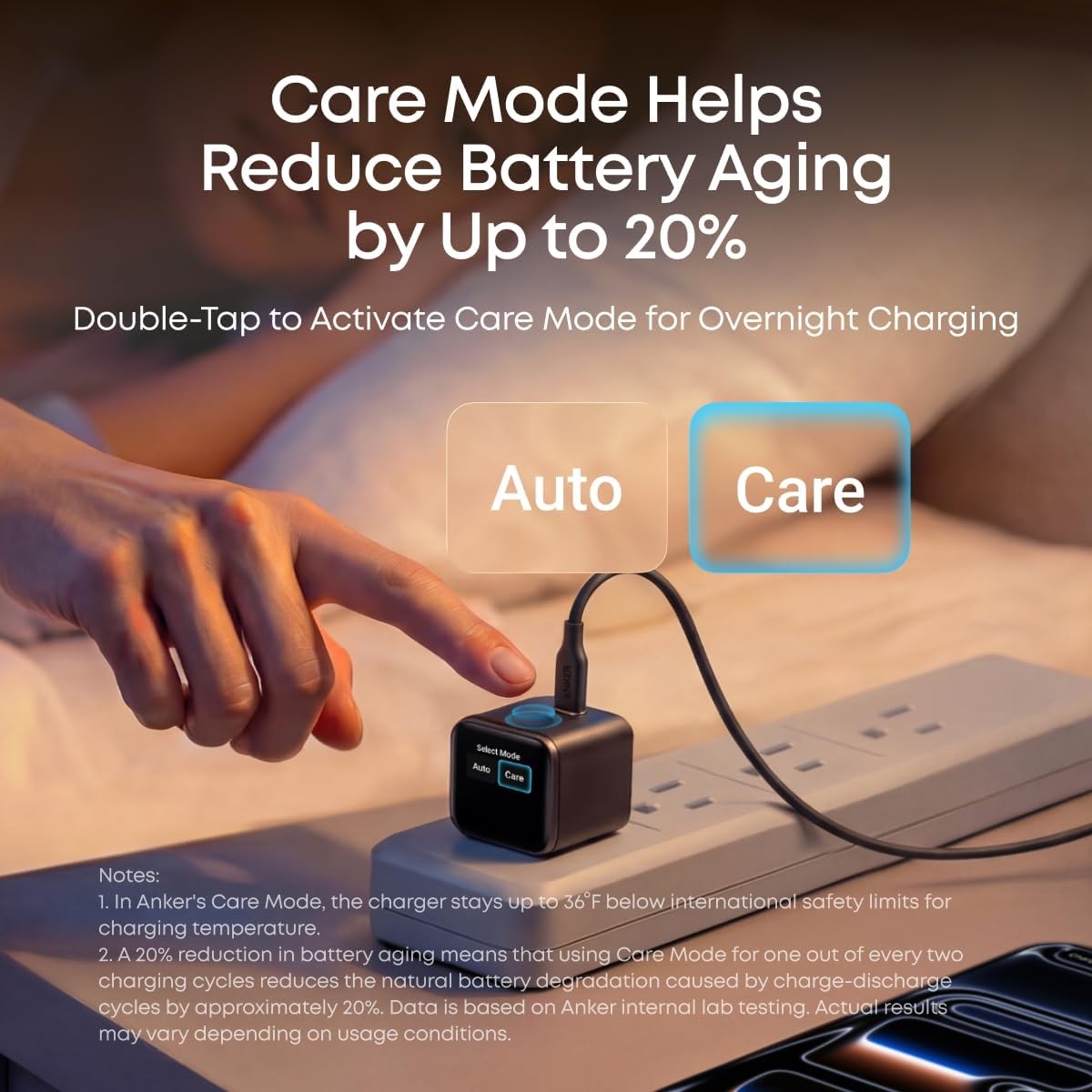 image:imageAnker Nano Smart Display Charger 45W Max USB C Charger for iPhone 18 ProBlue1