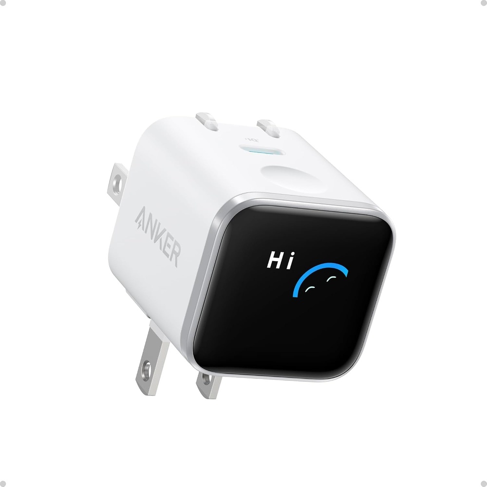 image:imageAnker Nano Smart Display Charger 45W Max USB C Charger for iPhone 18 ProWhite1