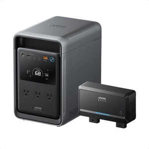 Anker SOLIX S2000 Portable Power Station with Power Strip(Alternator Charger+S2000)