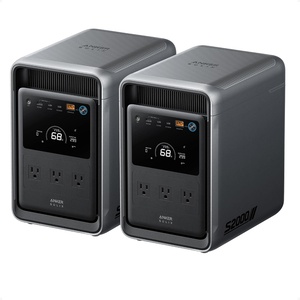 Anker SOLIX S2000 Portable Power Station with Power Strip(S2000 x 2)